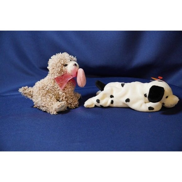 TY Beanie Babies Dotty the‎ Dalmation and Snookums the Dog -No Issues - Picture 4 of 7